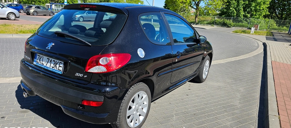 Peugeot 206 plus cena 11500 przebieg: 70400, rok produkcji 2009 z Kołobrzeg małe 79